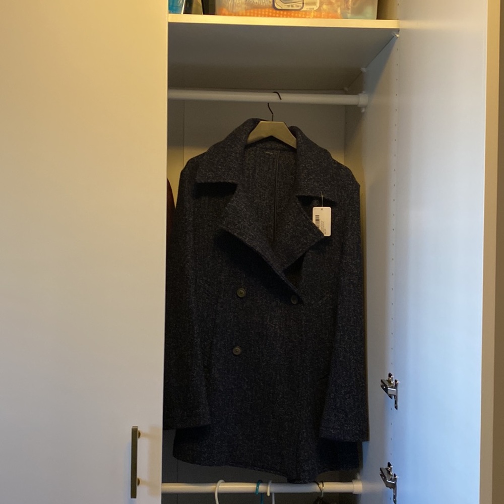 Eidos Napoli Mens Blue Peacoat Size Medium
